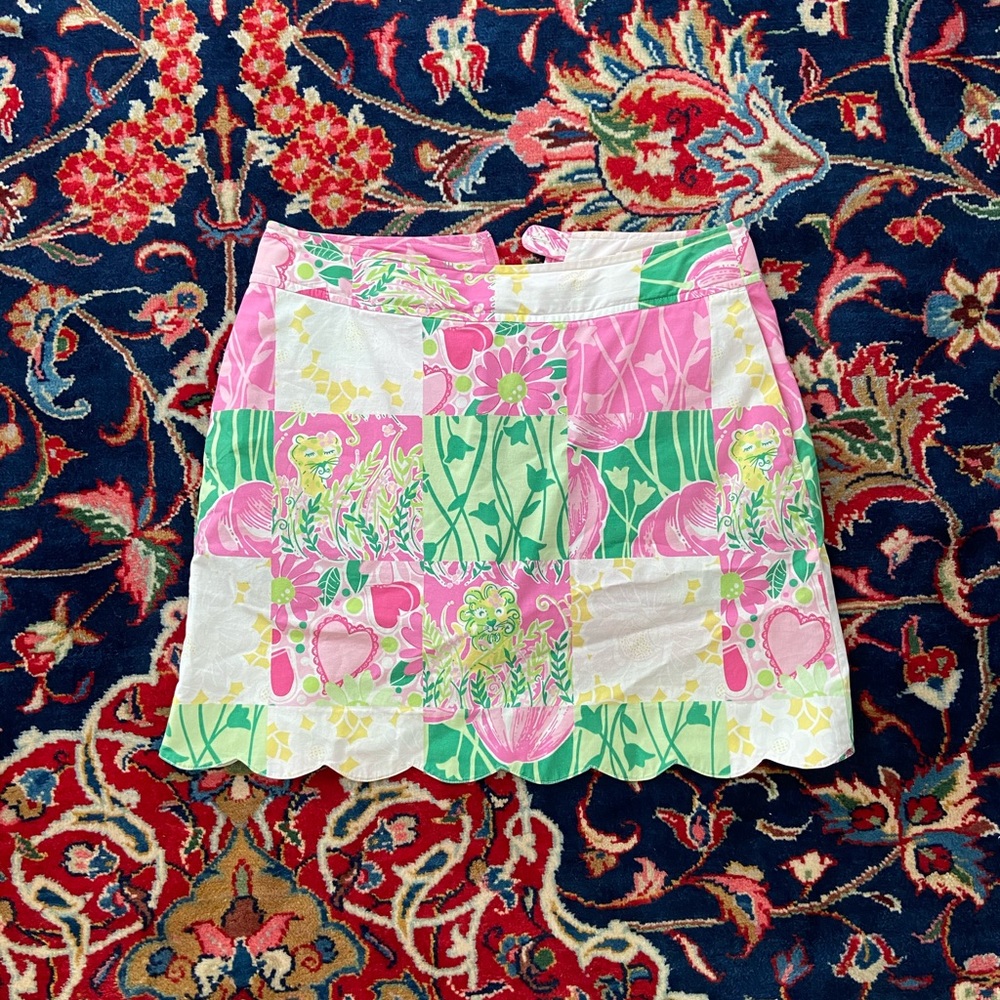 Lilly Pulitzer Skort Derby Patch Size 2